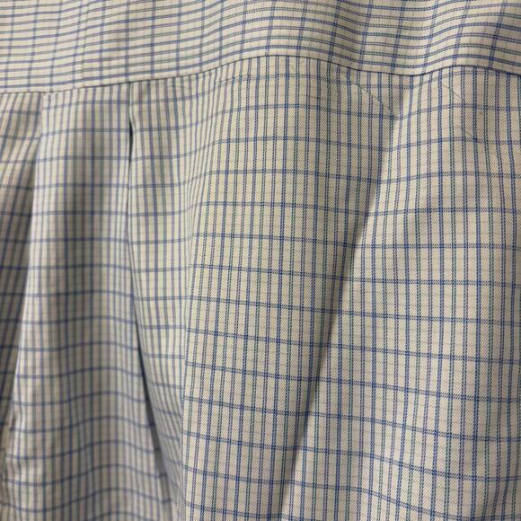 Forsythe of Canada Non Iron Tailored Fit Mens Dress Shirt 15.5  34/35 Blue - Picture 8 of 9